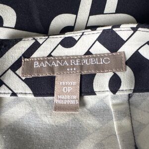 Banana Republic Monochrome Patterned Apparel
